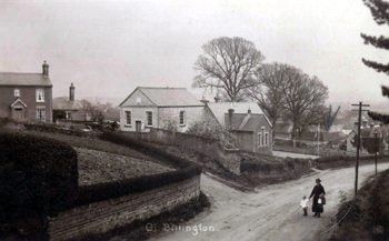 The Primitive Methodist Chapel with the school behind about 1900 Z49-1015